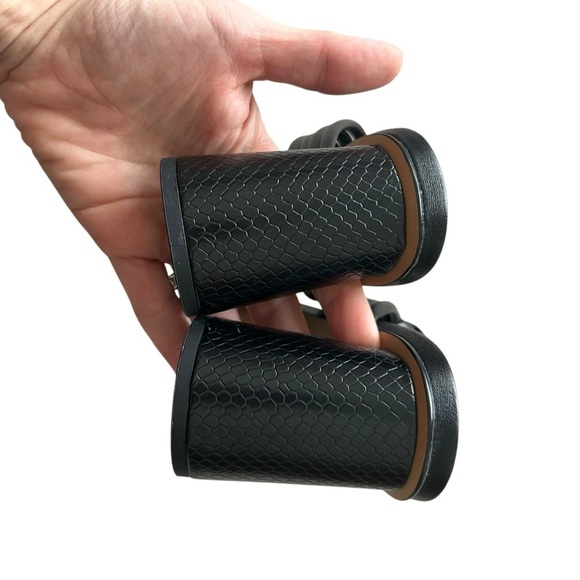 Dolce Vita Abriel sandals black size 7 chunky square toe knot banded detail - Picture 4 of 6